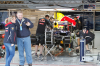 Vettel's RB8 in garage�